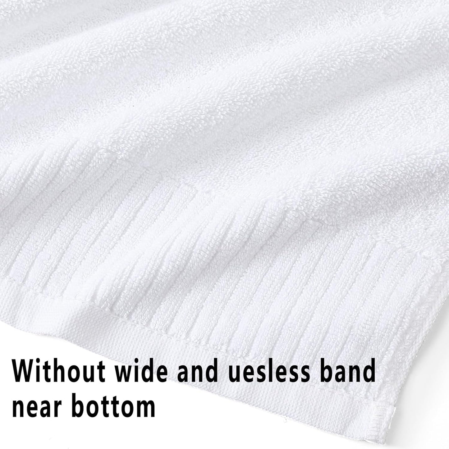 27.5x55 Inches Set 6 100 650GSM 6pieces) YTYC Luxury Bath Towels of Large, Percent Cotton Super Absorbent Soft Shower