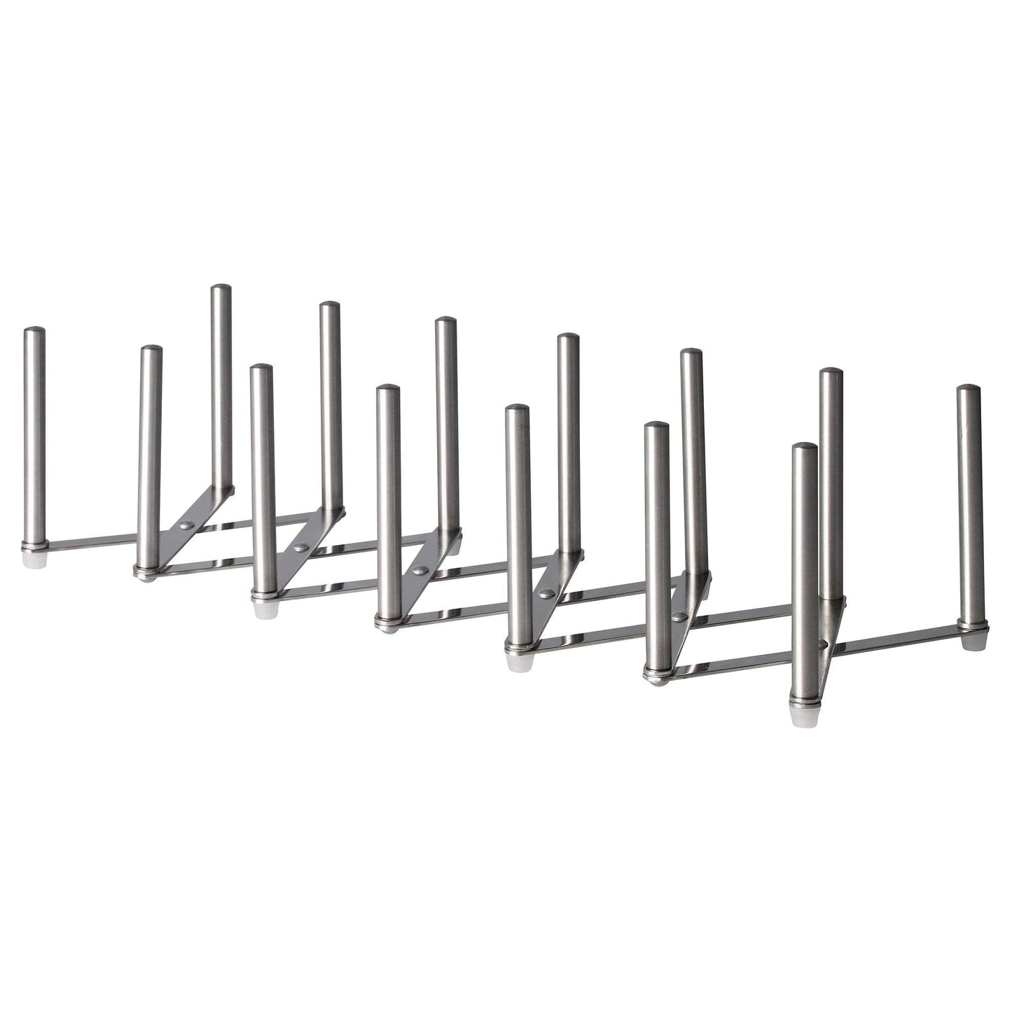 IKEA VARIERA Pot lid organizer, stainless steel (Set of 4, W: 5 ¾" X H: 4")