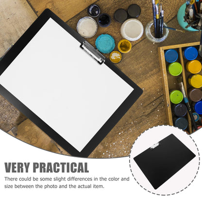 STOBOK A3 Horizontal Clipboard 17.24X12.59In Plastic Clip Board for Drawing Writing and Office Use Landscape Clip Pad for Artists Students and Professionals