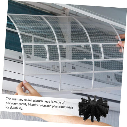 2pcs Chimney Brush, Cleaning Brush Vent Drill Attachment for Air Duct Cleaner