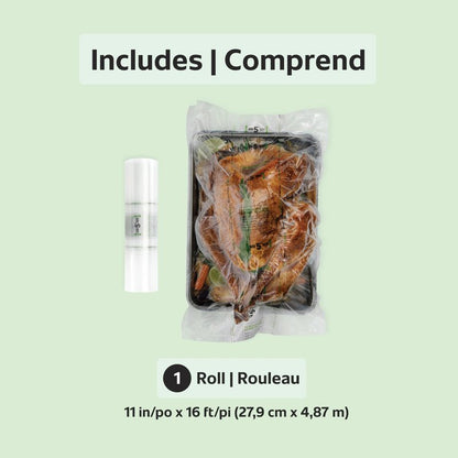 //FoodSaver Expandable Heat Seal Roll 11"x 16'
