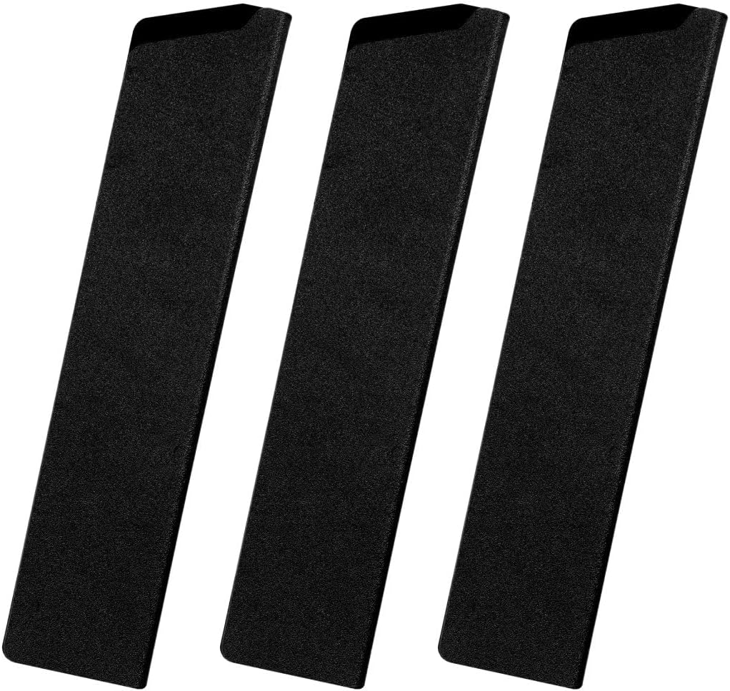 XYJ 3pcs/set Safety Knife Sheath Sleeves, Universal Knife Edge Guards for 10'' Kitchen Knife, Black ABS Blade Protectors