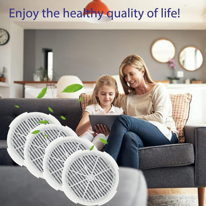 Ontheone True HEPA Filter Replacement - 4 Pack Compatible with Frida Baby 3-in-1, RIGOGLIOSO, and JINPUS GL2103.