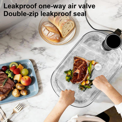 TomCare Vacuum Sealer Bags for Food: 50 PCS with 6 Clips - 12x19”(XL, 10PCS) 12x13”(L, 20PCS) 10x11”(M, 20 PCS) Reusable Vacuum Seal Bags Food Storage Vacuum Bags for Sous Vide Freezer Microwave