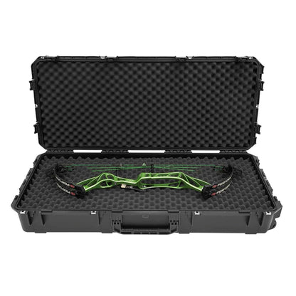 SKB Cases iSeries 4719-8 Ultimate Single or Double Bow Case, Hard Plastic Case for 44-Inch and 46-Inch Bows, Includes Trigger-Release Latch System