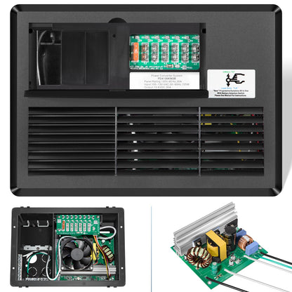 PD4135KW2BV 35 Amp RV Power Converter Panel Converter 105-130VAC to 13.6VDC 35 Amps for Inteli-Power 4100 Series, Replaces for WFCO 8735