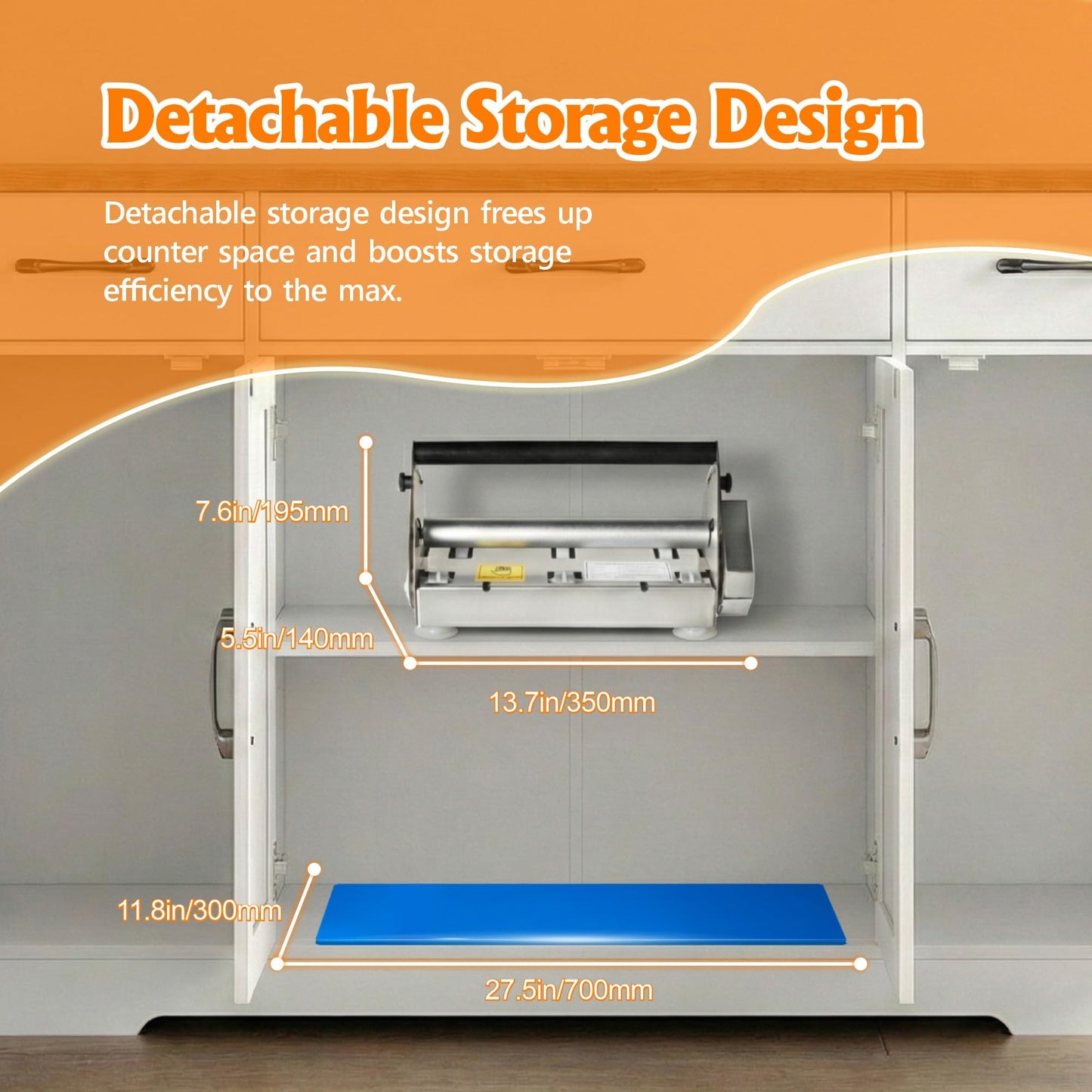 12" Manual Dough Sheeter Machine, Folding Countertop Dough Roller & Pastry Laminator for Croissant, Pizza Dough & Puff Pastry – Adjustable Thickness for Home & Bakery Use