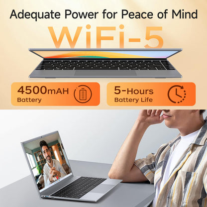 BLUEING Laptop Computer, 8GB RAM 256GB SSD Laptop, Pentium Quad-Core Processor(Up to 2.64GHz), 14-Inch 1080P FHD IPS, Wi-Fi 5, BT5.0, Win 11, Laptops for Students, Lightweight