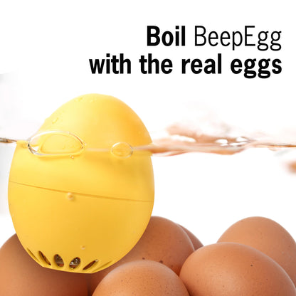 Circles Beepegg – Egg Timer for Boiling Eggs – Musical Egg Cooker for Soft, Medium, Hard Boiled Eggs – Food Safe – Singing Floating Egg Timer – Egg Cooker for 3 Levels of Doneness - Brainstream