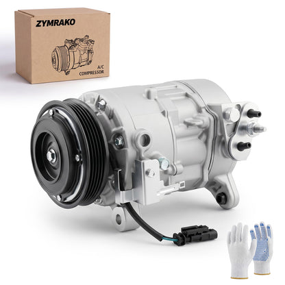 Zynrako A/C Compressor with Clutch Compatible with 2014-2019 Chevy Silverado 1500 GMC Sierra 1500, 2015-2020 Suburban Tahoe Yukon XL Cadillac Escalade