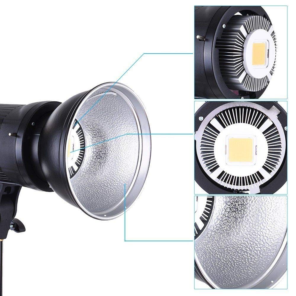 Godox SL-60W Kit with Softbox and 2.8M Stainless Steel Light Stand LED Video Light 5600K Studio Continuous Lamp Bowens Mount Wirelessly Adjust Photo Lights for YouTube, Wedding, Outdoor Shooting