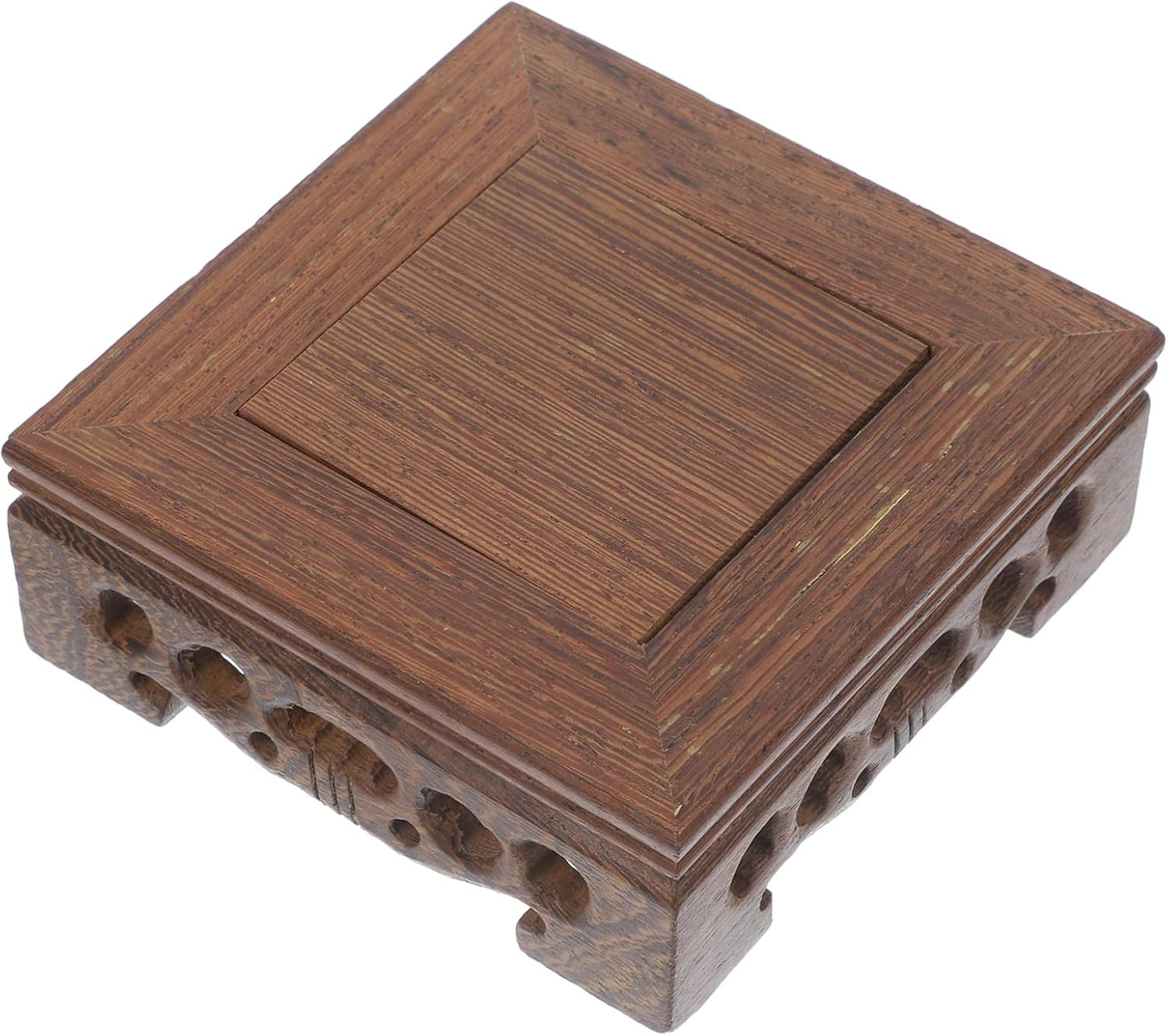 Zerodeko Wood Plant Riser Stand, Flower Pedestal Holder for Farmhouse Display