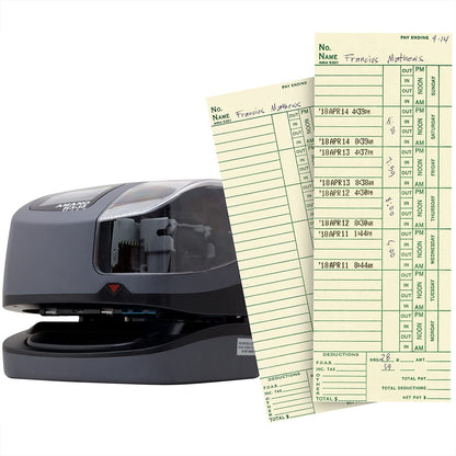 AMANO TCX-35 Time Clock for Employees, Electronic Punch Clock for Small Business, Made in USA (Individual Unit)