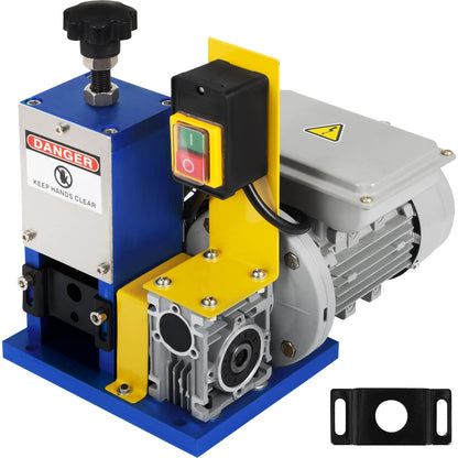 Vevor Automatic Electric Wire Stripping Machine 0.05"-0.98",Portable Dark Blue Wire Stripper, Wire Stripping Machine Tool for Scrap Copper Recycling (Dark Blue): Tools & Home Improvement