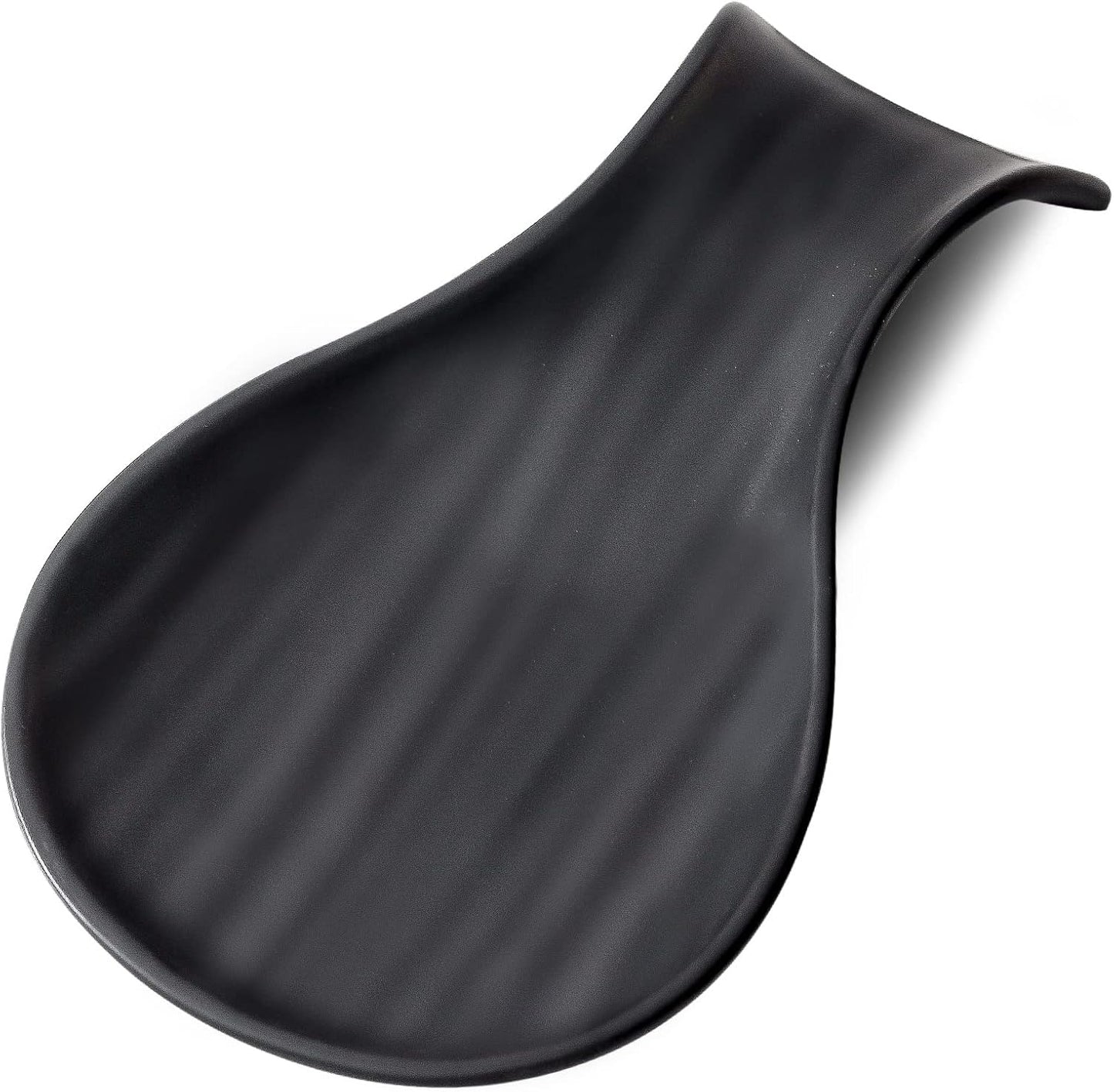 Hasense Porcelain Spoon Rest, 7 Inch Holder for Ladle, Spatula & Tong, Large Cooking Utensil Rests for Kitchen
