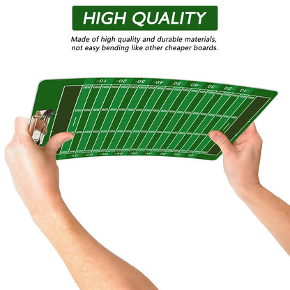 LEAP Coach Board Double Sided Design Premium Dry Erase Clipboard with Dry Erase Marker Pen and Pen Holder for Soccer, Basketball, Ice Hockey, Baseball, Football