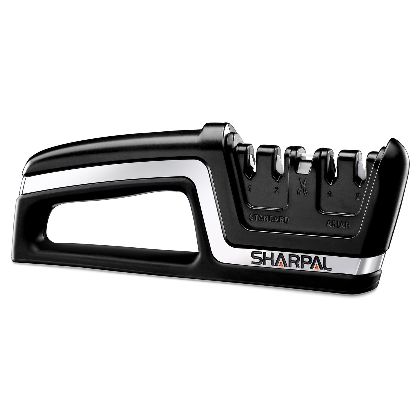 SHARPAL 104N 5-in-1 Professional Knife & Scissors Sharpener, Sharpening Tool for Straight & Serrated Blades, Repairs & Hones Euro/American & Asian Knives, Fast Scissor Sharpening Mothers Day Gifts