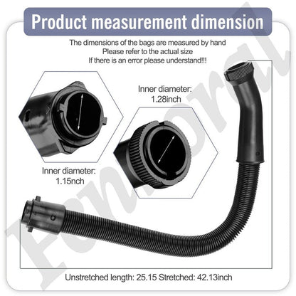 43434239 Vacuum Hose Compatible with Hoover PortaPower Dialamatic Vacuum for C2094 CH30000 Commercial Shoulder Vac Models