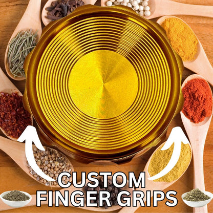 2.5 inch 2.5 Inches 3 Inches) Spice Grinder. herb grinder with jar attached. Jar offers a larger storage capacity.
