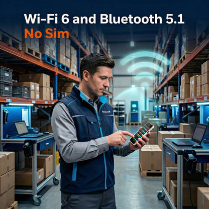 Honeywell CT30XP Rugged PDA Handheld Mobile Computer, Android Scanner with 5.5″ Touchscreen, Wi-Fi 6, Portable Inventory Scanner for Retail (Honeywell CT30+Charging Base)