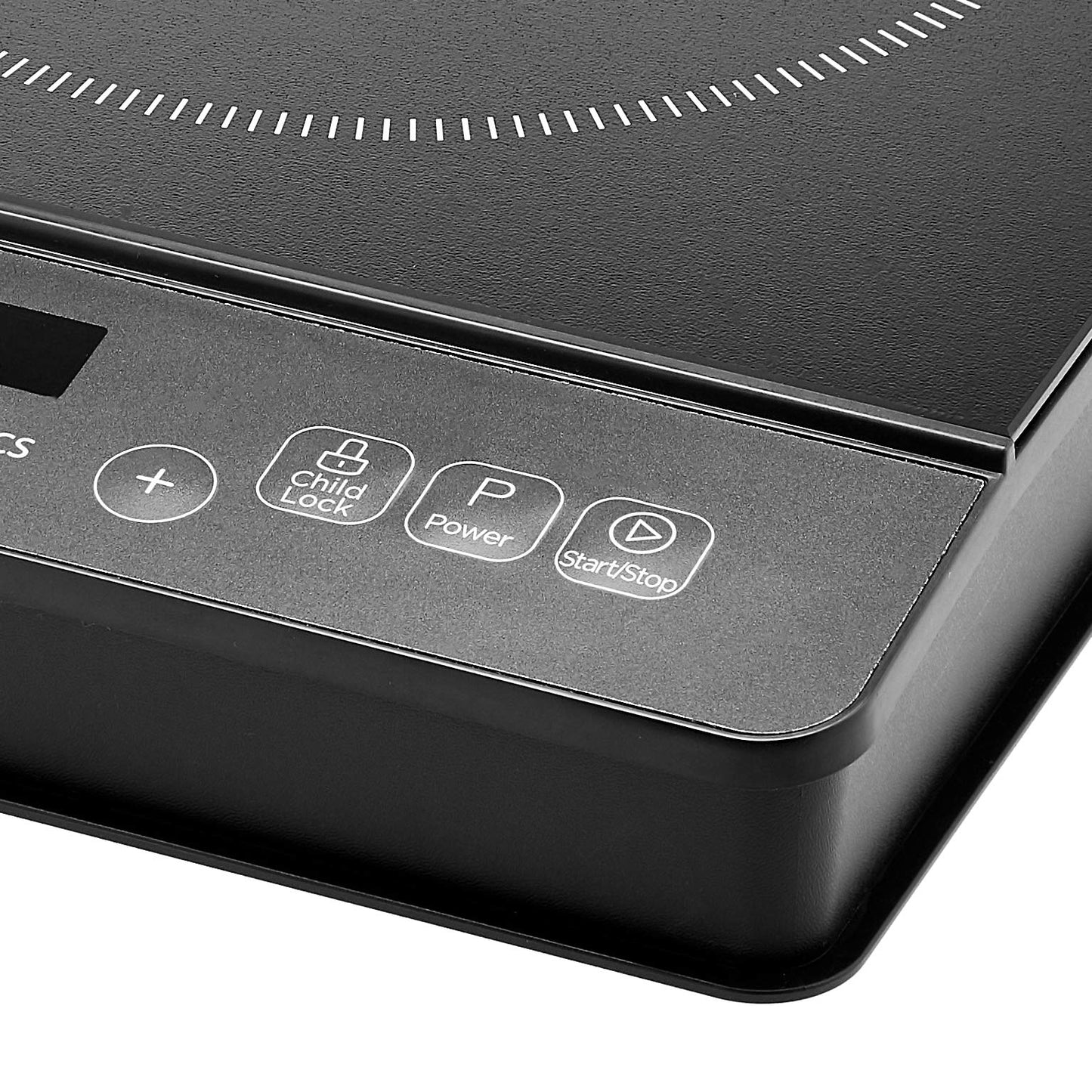 Amazon Basics 1800W Portable Electric Induction Cooktop, Burner and Child Lock, Overheat Protection, Timer, 8 Power Settings, Temperature Control Up to 440°F, for Cookware Diameter 5.7"-8.2", Black