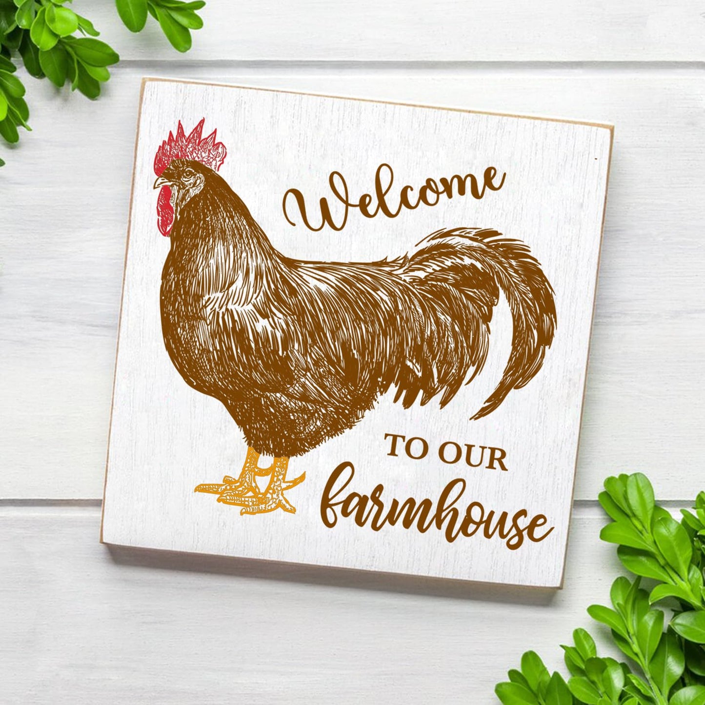 Shineone, 3Pcs, Farmhouse, Silk Screen Stencils, Reusable Silk Screen Stencils, with Adhesive, for Home Decoration on Wood, Fabric, Glass, Plastic, Ceramics, Paper. 8.5”x11”