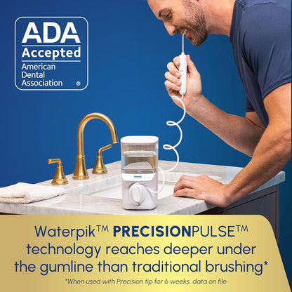 Waterpik Promax Water Flosser - SmartAdvance Mode for Gum Health & Teeth Cleaning | 10 Settings, 5 Tips, Quiet Design