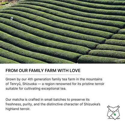 FKRO Organic Ceremonial Grade Matcha Green Tea Powder - 1st Harvest, Single Origin Saemidori | Fresh from Japan (30g/1.06oz) Tin