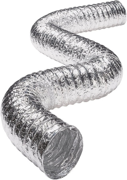 Deflecto FLXC0408 Aluminum Ducting Kits, 2-ply 8ft UL 181 Class 1