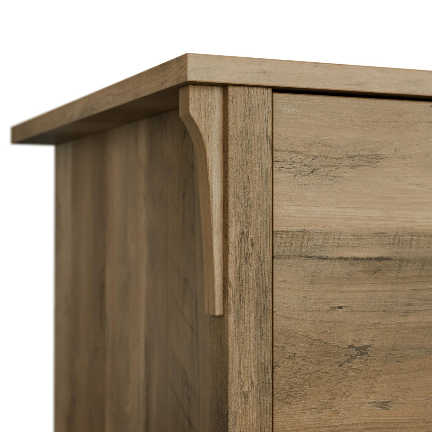 Bush Home Salinas 2 Drawer Lateral File Cabinet in Reclaimed Pine, Home Office Storage Solution, Organizer with Drawers for Workspace, Filing Unit