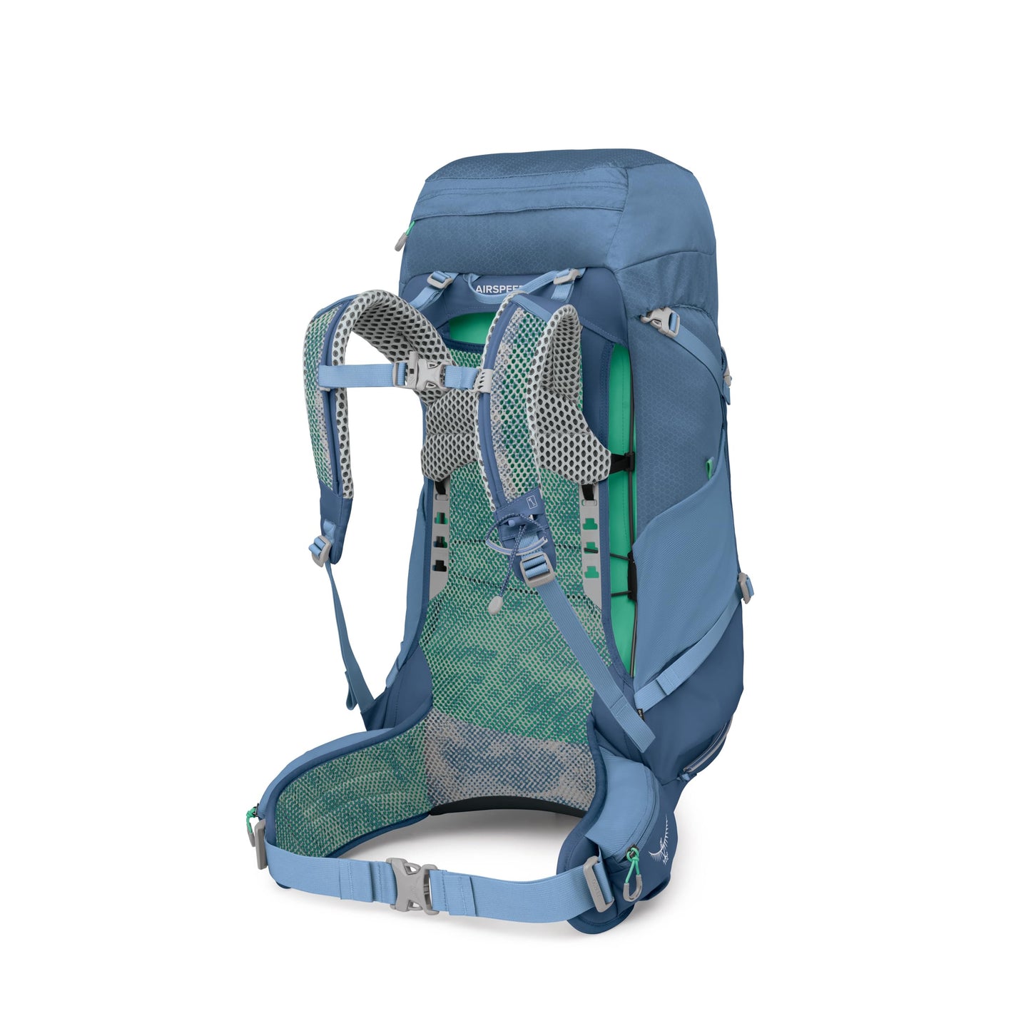 Osprey Sirrus 44L Women's Hiking Backpack - Lightweight Backpacking Pack with Waterproof Raincover - Camping Bag, Sevres Blue