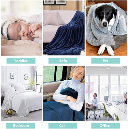 BLUBLU Baseball Flannel Fleece Bed Blanket, Lightweight Cozy Plush Throw for Bedroom, Living Room, Sofa Couch 50"x40"