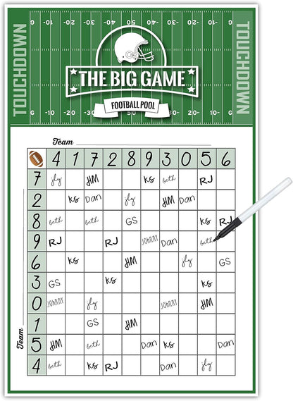 2026 1 (11x17 inch) Katie Doodle - Superbowl Party Decorations - (Made in the USA) - Essential Super-Bowl Party
