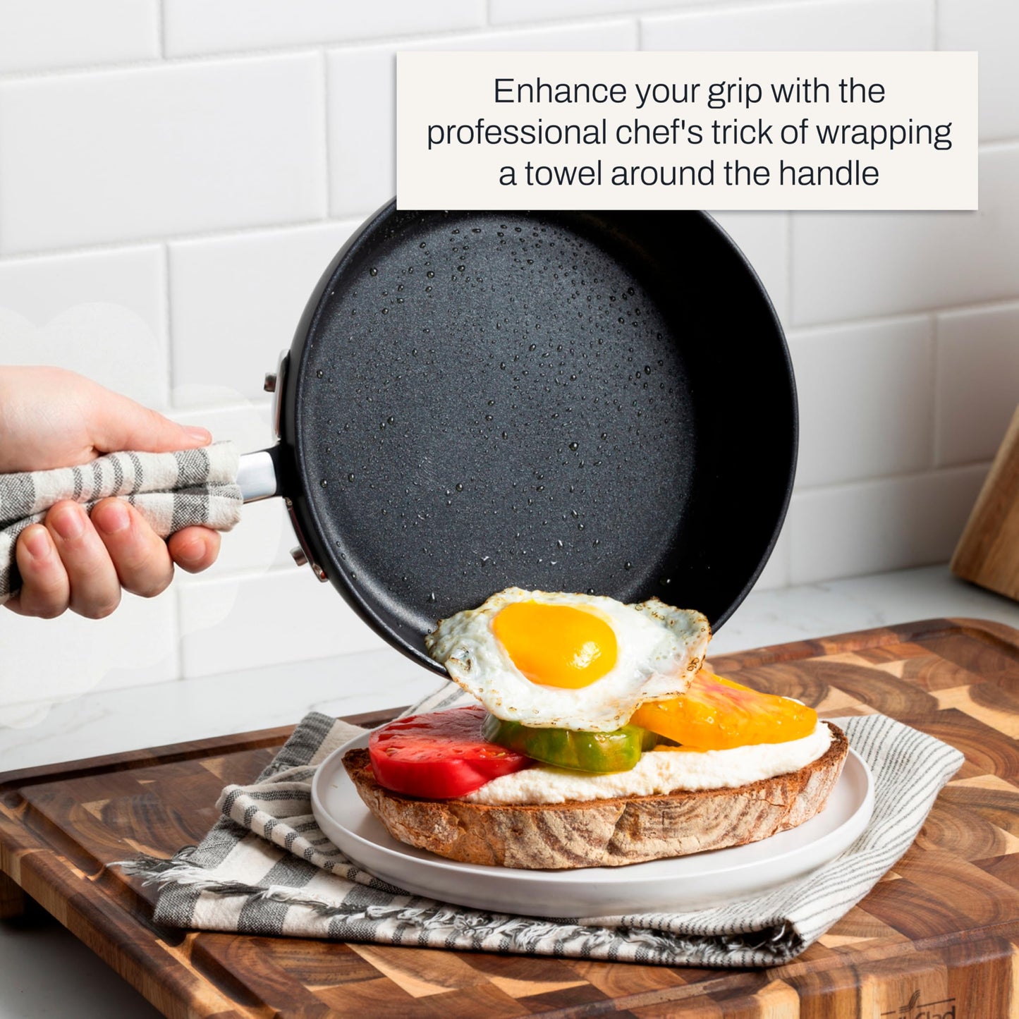 All-Clad HA1 Hard Anodized Nonstick Fry Pan Set – 5-Piece Cookware, 8", 10", 12" Skillets with Lid, Induction Compatible, Oven Safe to 500°F, Lid Safe to 350°F, Black