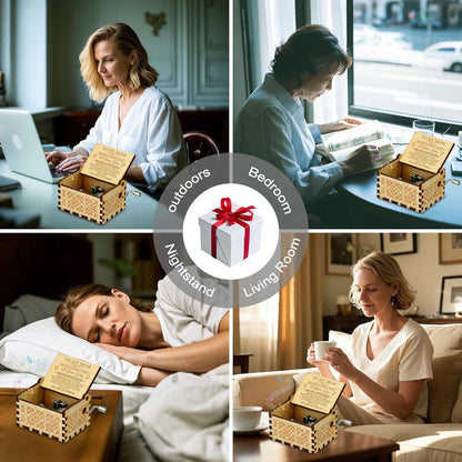WSYEAR Mother's Day Music Box, Unique Gifts for Mom from Daughter or Son, Birthday Present Ideas