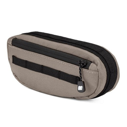 Bike Frame Bag – Waterproof Zippers and Water-Resistant Fabric, Dual Storage Compartments, Adjustable Straps – Fits All Frame Sizes, Perfect for Cycling, Commuting, and Adventure Rides (Smoke Gray)