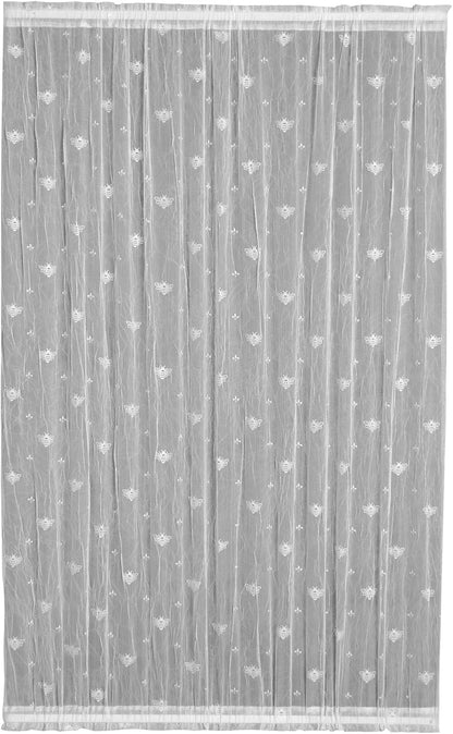Heritage Lace Bee Door Panel, 45 by 40-Inch, White, 7165W-4540DP