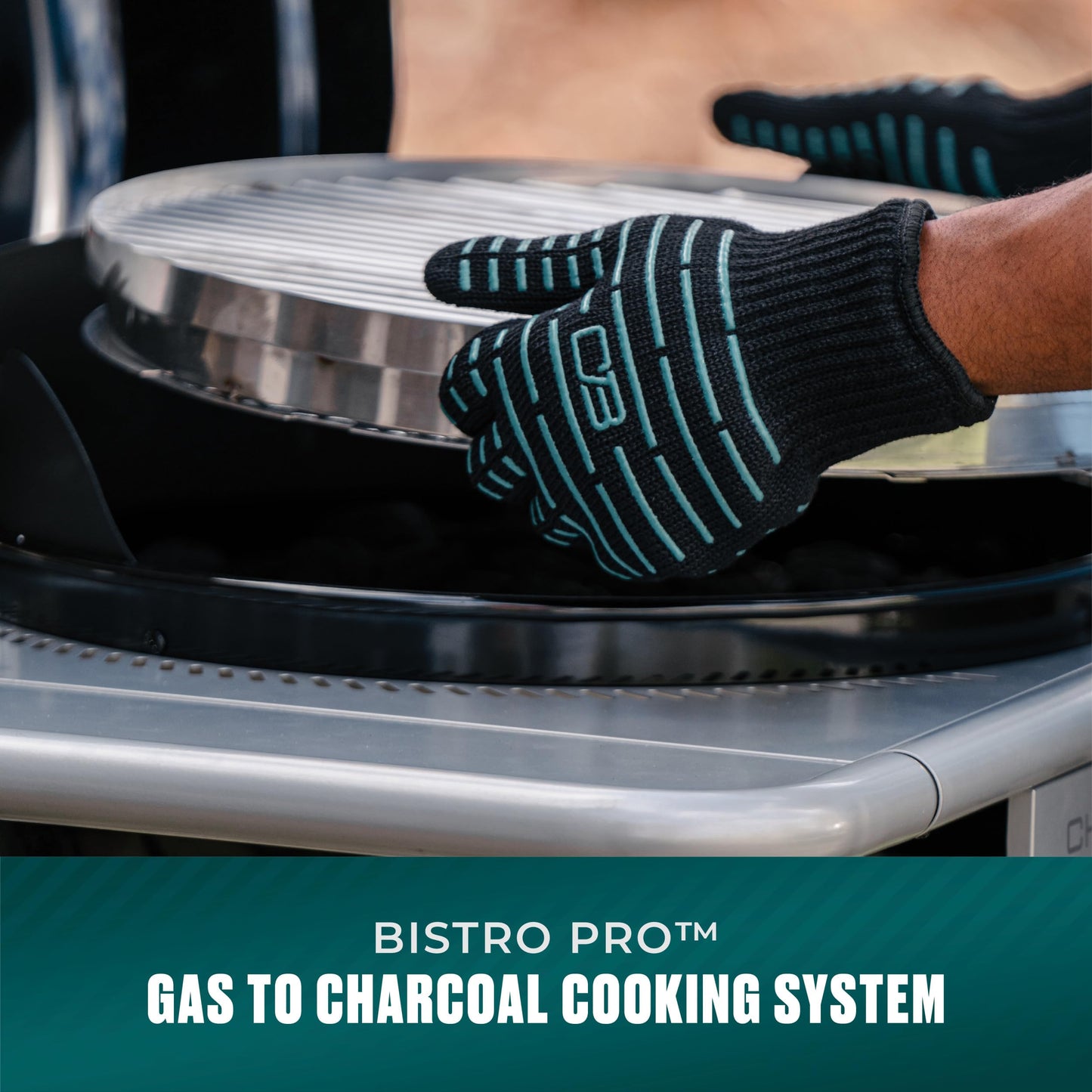 Charbroil Bistro Pro Gas Grill for Small Spaces and Patios, Black - 25302161