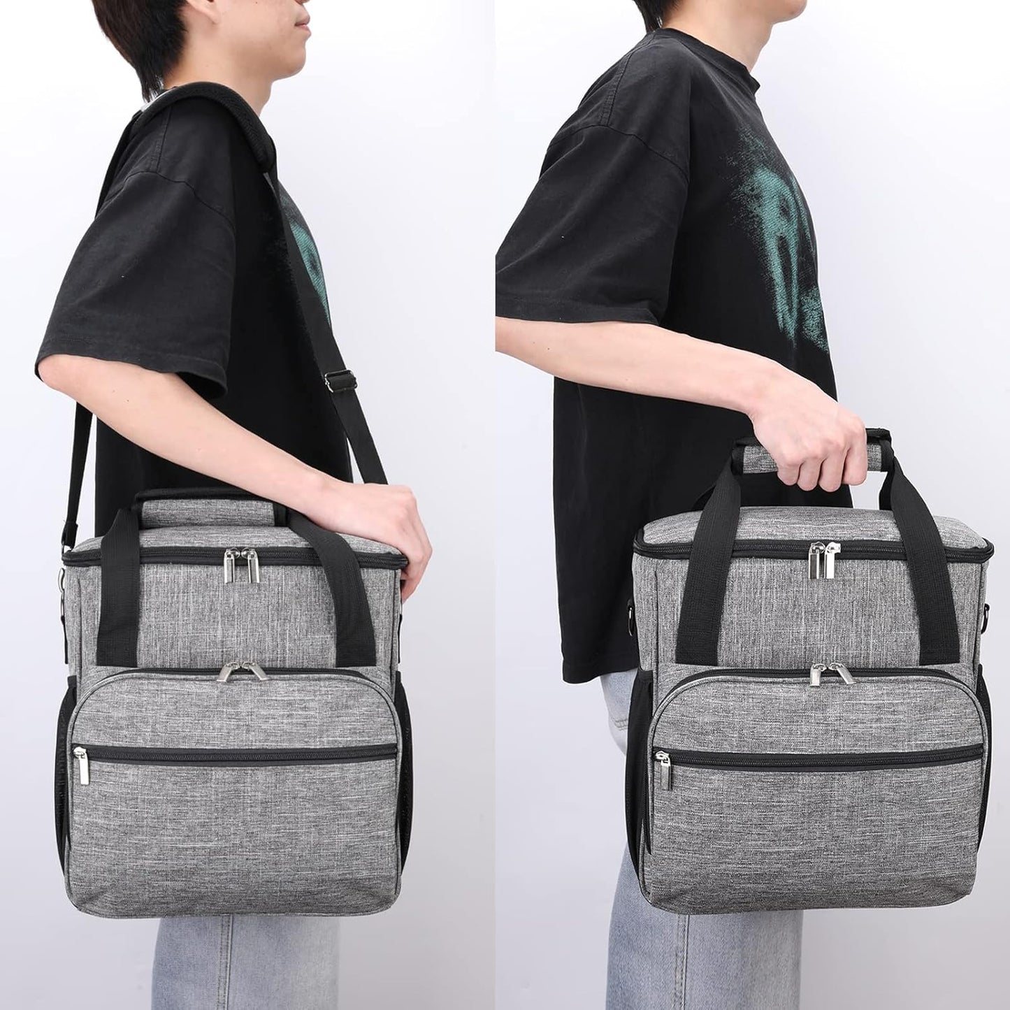 Coffee Maker Carrying Bag for Keurig K-Mini or K-Mini Plus, Grey Storage Mini Tote Case for Travel