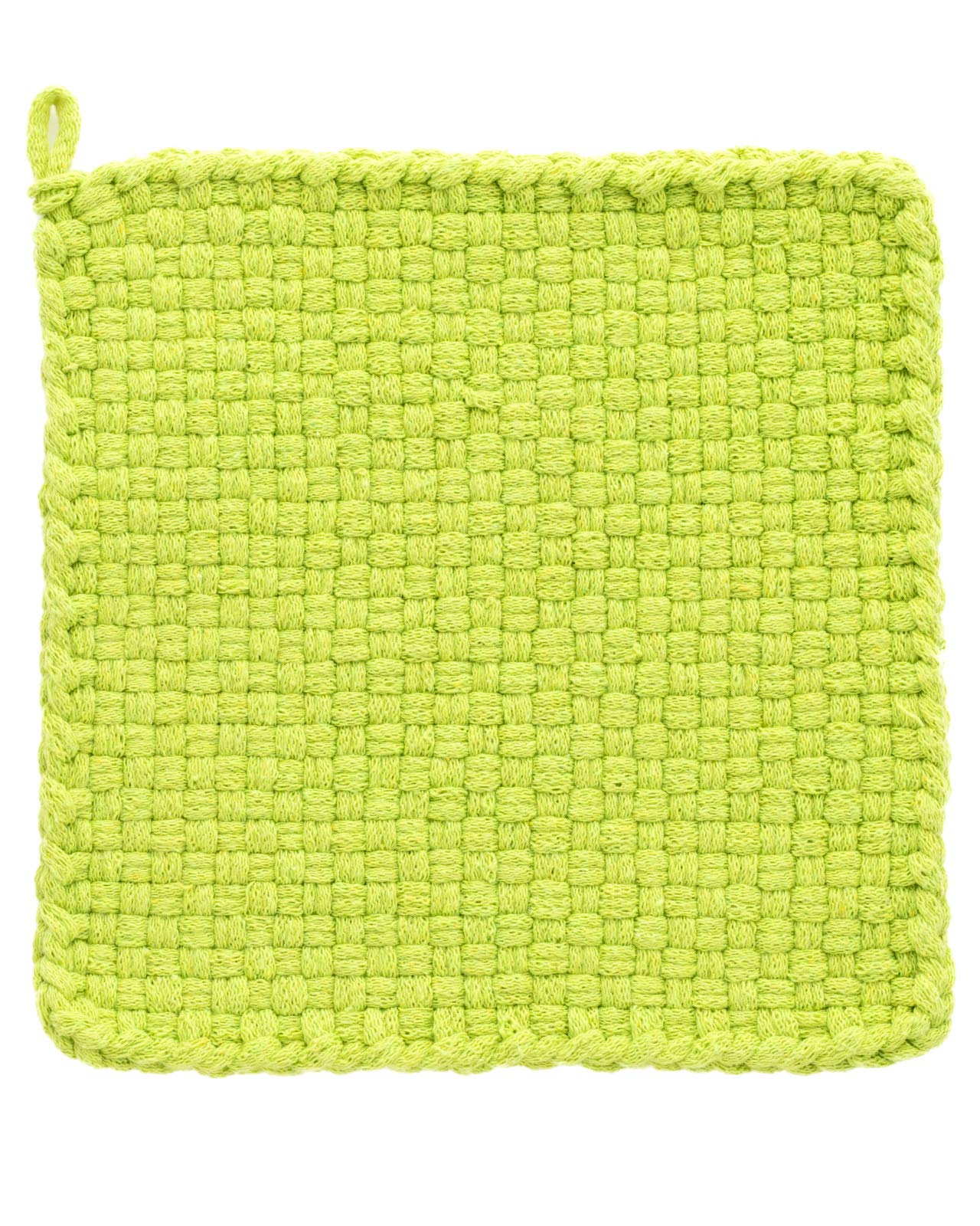 Harrisville Designs Friendly Loom | 10” PRO-Sized Lime Potholder Weaving Loops | Craft 2 Cotton Potholders