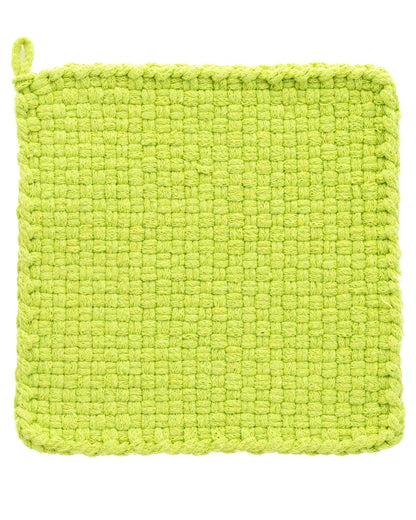 Harrisville Designs Friendly Loom | 10” PRO-Sized Lime Potholder Weaving Loops | Craft 2 Cotton Potholders