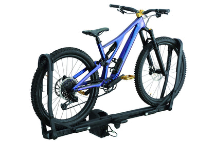 INNO INH110 Tire Hold Hitch Mount (1.25"/2") Platform Rack (1) Bike (E-Bike, Fat Tire, Full Suspension, Carbon Compatible)