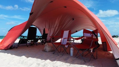 Beach Bubble Family Edition, The Ultimate Private Wind Supported Beach Cabana, +50 UPF, 12 Person Capacity