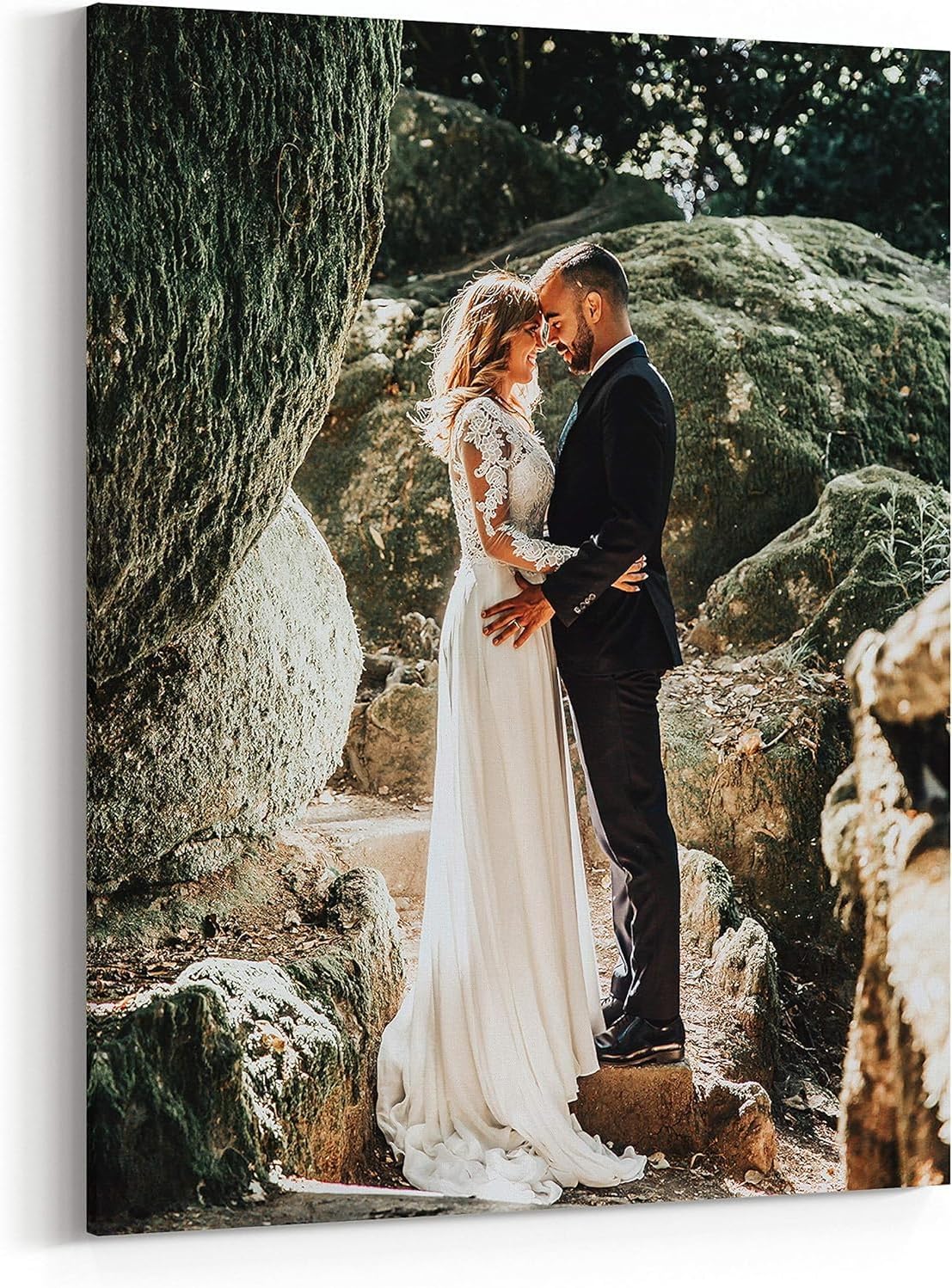 P&L ART Personalized Canvas Prints - Transform Your Photos into Stunning Wall Art | Framed 8x10