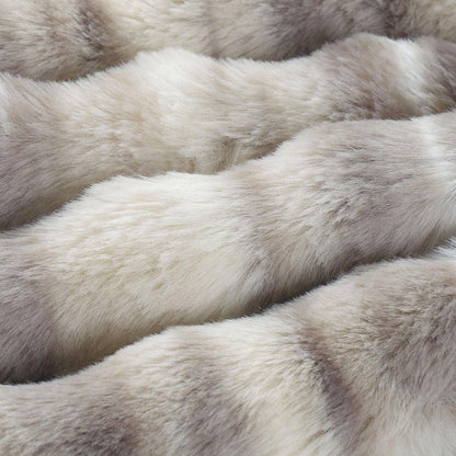 MADIZZ Pack of 2 Thick Plush Faux Wool Throw Pillow Covers Soft Boho Throw Pillows Luxurious Cushion Covers for Couch Sofa Bedroom Living Room Home Decor 18x18 Inch Grey Taupe