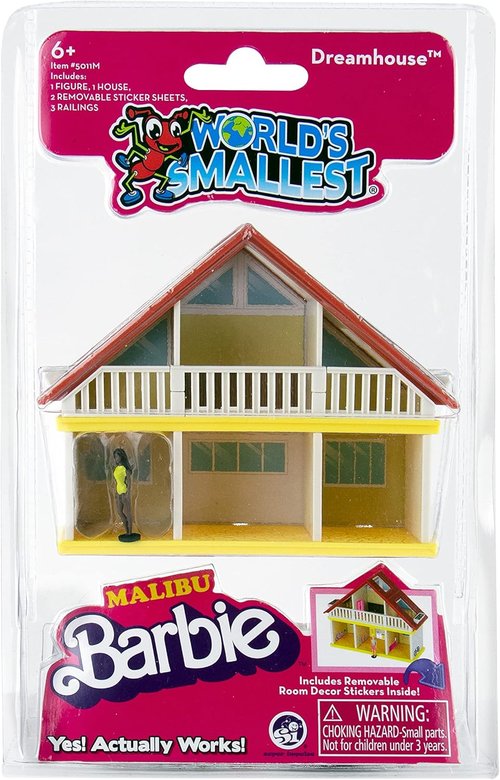 Barbie Malibu Dreamhouse - World's Smallest Dollhouse for Imaginative Play | Compact Design