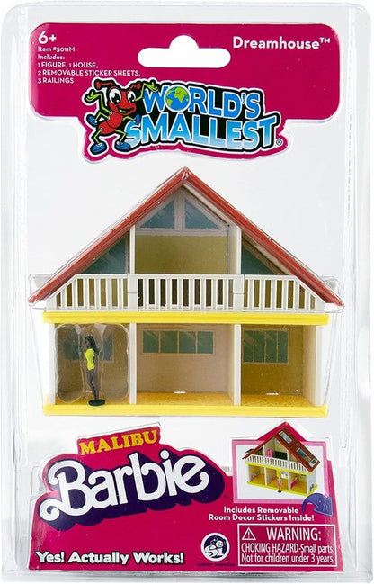 Barbie Malibu Dreamhouse - World's Smallest Dollhouse for Imaginative Play | Compact Design