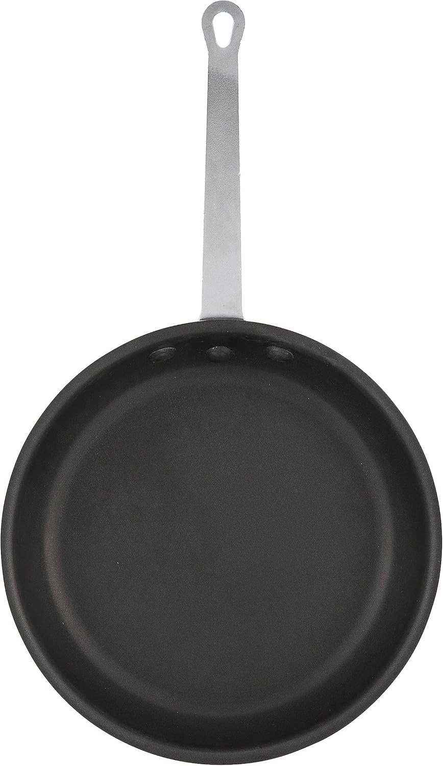Winco AFP-12NS Commercial-Grade Aluminium Fry Pan/Skillet, 12", Silver