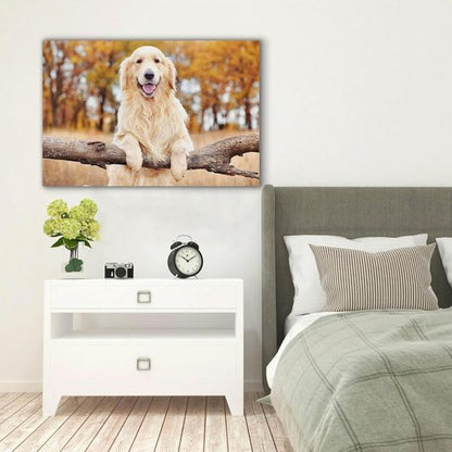 Custom Canvas Prints with Your Photos Personalized Photo Canvas Print Wall Art Customized Canvas Picture Frame Gifts for Pet Baby Family Mom Dad Men Women Couple Boyfriend Girlfriend Framed 30x20