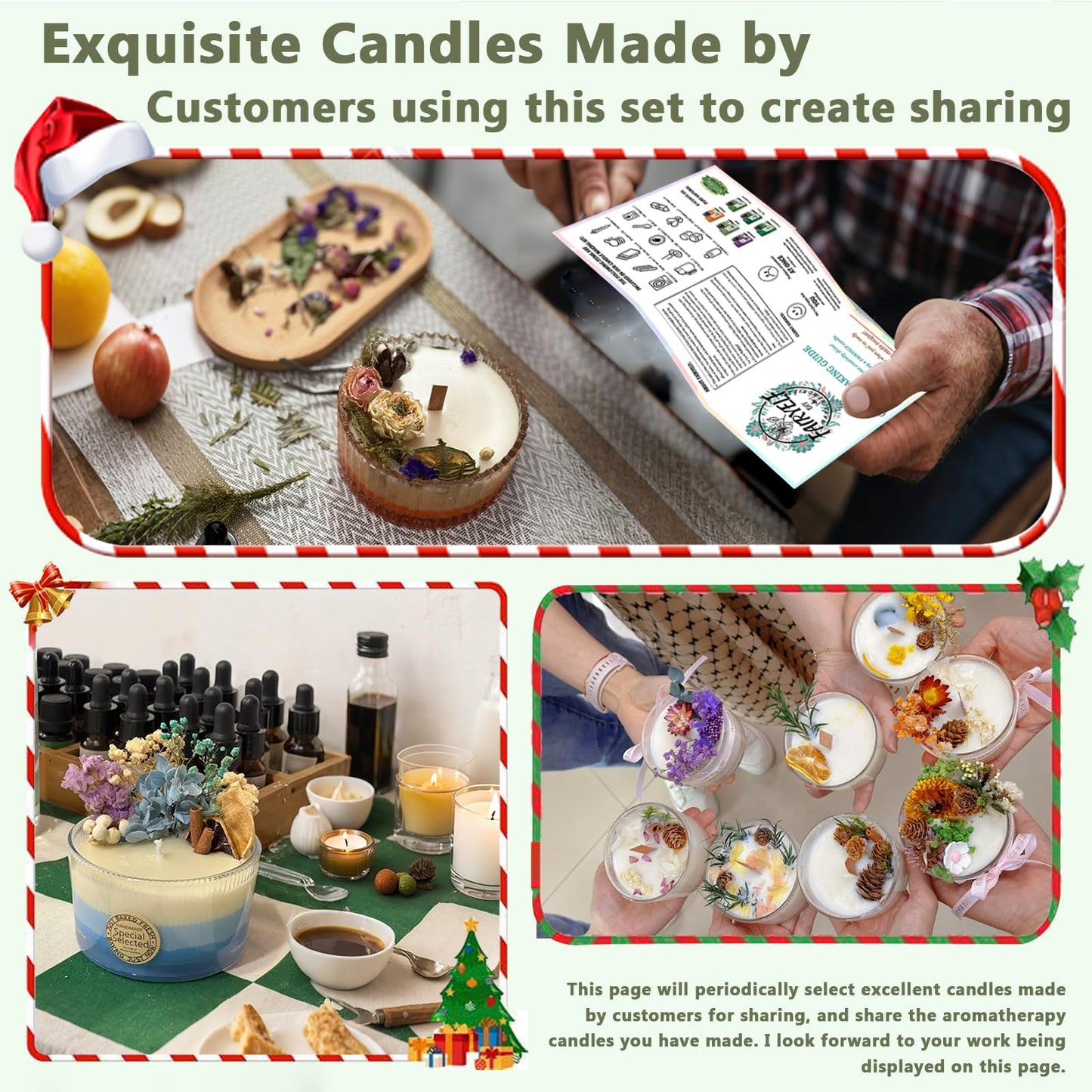 Soy Wax Candle Making Kit Supplies With Wax Melter, Natural Candle Wax for Candle Making - DIY Candles Making Supplies, Including 3lbs Soy Wax Flakes, Melting Pot, Electric Stove, Candle Wick